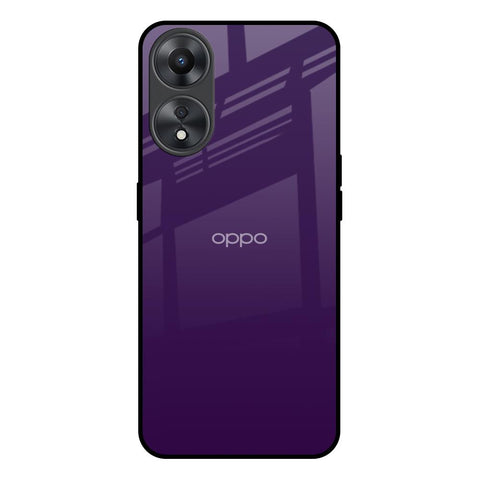 Dark Purple Glossy Case for Oppo A58 5G