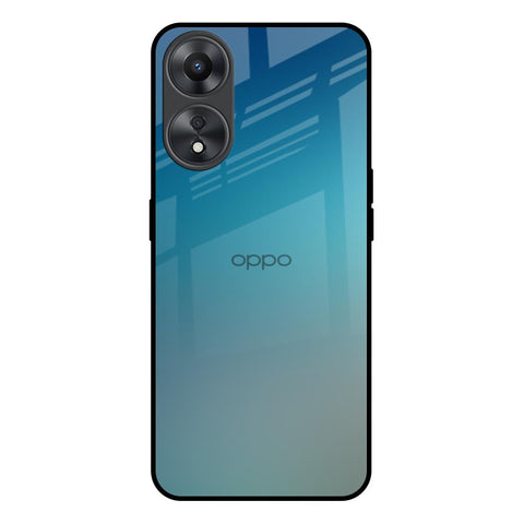 Sea Theme Gradient Glossy Case for Oppo A58 5G