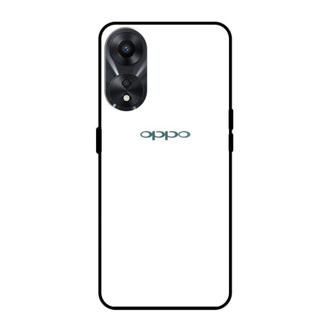 Arctic White Glossy Case for Oppo A58 5G