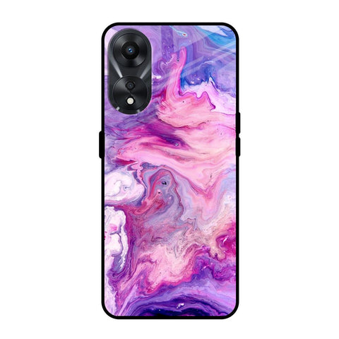 Cosmic Galaxy Glossy Case for Oppo A58 5G