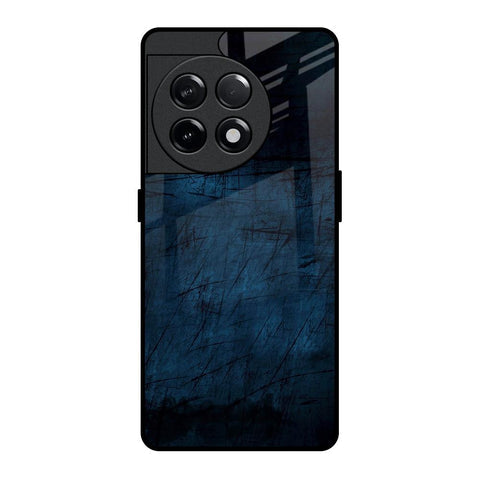 Dark Blue Grunge Glossy Case for OnePlus 11R 5G