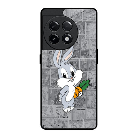 Cute Baby Bunny Glossy Case for OnePlus 11R 5G