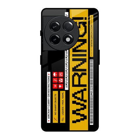 Aircraft Warning Glossy Case for OnePlus 11R 5G