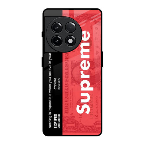 Supreme Ticket Glossy Case for OnePlus 11R 5G