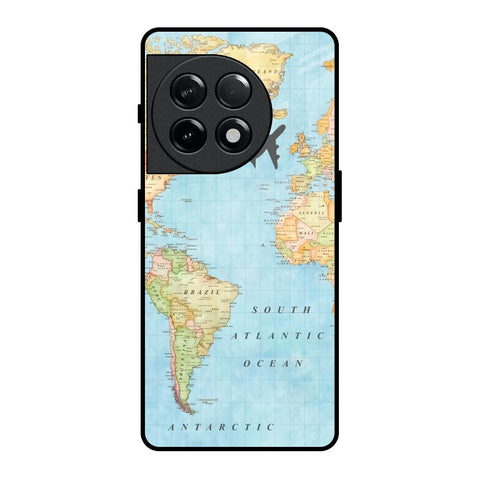 Travel Map Glossy Case for OnePlus 11R 5G