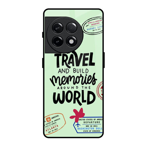 Travel Stamps Glossy Case for OnePlus 11R 5G