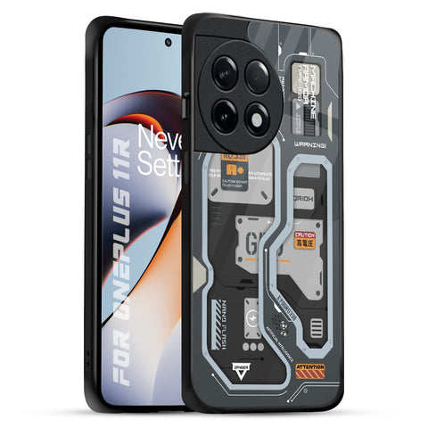 Retro Futuristic Glossy Case for OnePlus 11R 5G