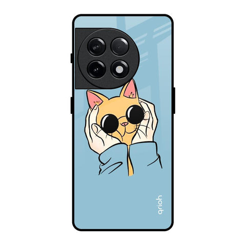 Adorable Cute Kitty Glossy Case For OnePlus 11R 5G