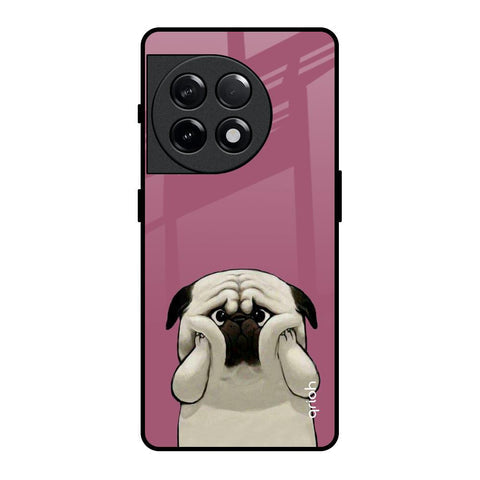 Funny Pug Face Glossy Case For OnePlus 11R 5G