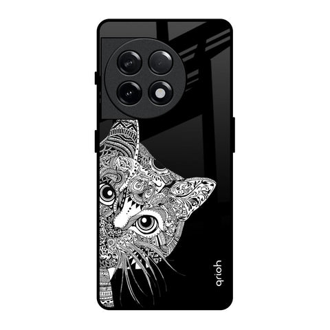 Kitten Mandala Glossy Case for OnePlus 11R 5G