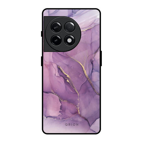 Purple Gold Marble Glossy Case for OnePlus 11R 5G