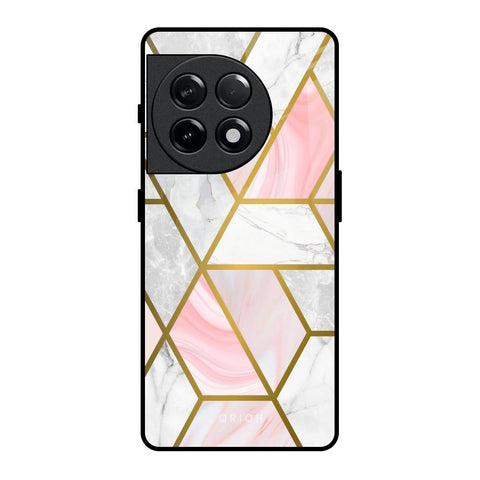 Geometrical Marble Glossy Case for OnePlus 11R 5G