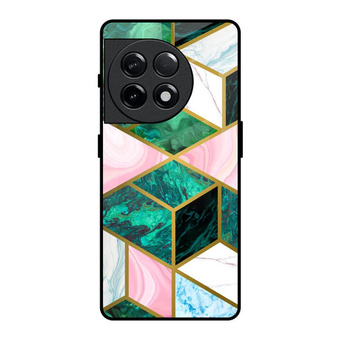 Seamless Green Marble Glossy Case for OnePlus 11R 5G