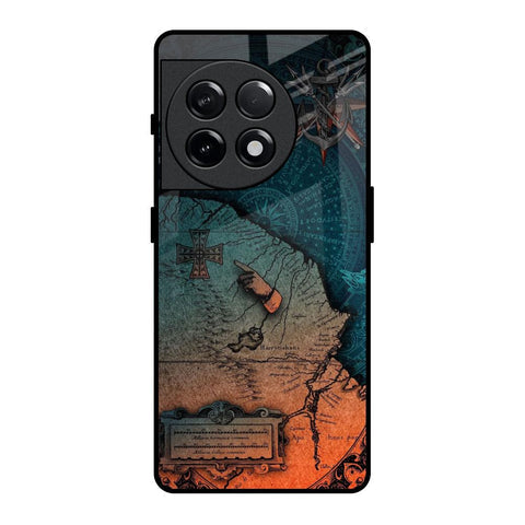 Geographical Map Glossy Case for OnePlus 11R 5G