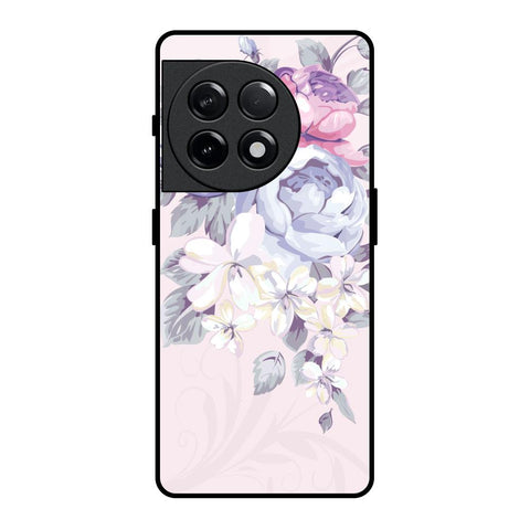 Elegant Floral Glossy Case for OnePlus 11R 5G