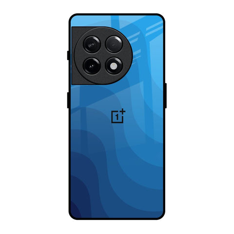 Blue Wave Abstract Glossy Case for OnePlus 11R 5G