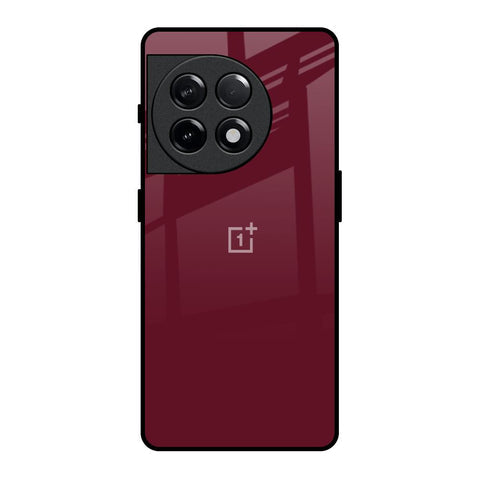 Classic Burgundy Glossy Case for OnePlus 11R 5G