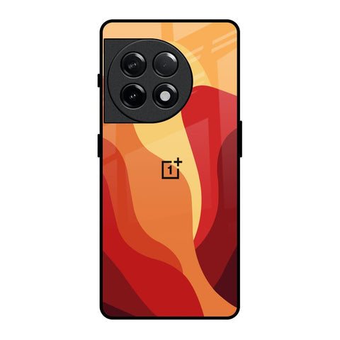 Magma Color Pattern Glossy Case for OnePlus 11R 5G
