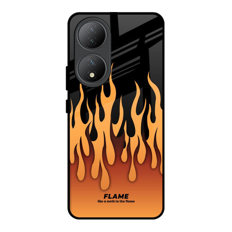 Fire Flame Glossy Case for Vivo Y100 5G