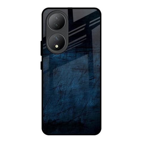 Dark Blue Grunge Glossy Case for Vivo Y100 5G