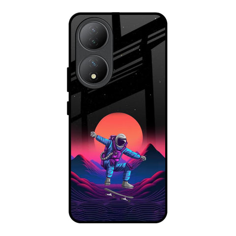 Retro Astronaut Glossy Case for Vivo Y100 5G