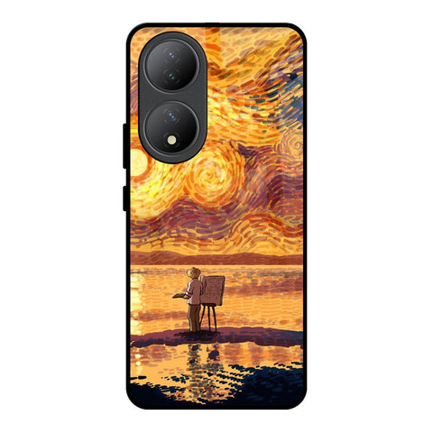 Sunset Vincent Glossy Case for Vivo Y100 5G
