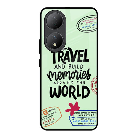 Travel Stamps Glossy Case for Vivo Y100 5G