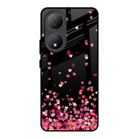 Heart Rain Fall Glossy Case For Vivo Y100 5G