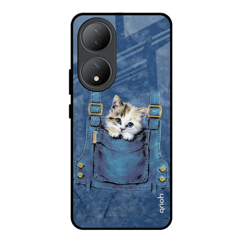 Kitty In Pocket Glossy Case For Vivo Y100 5G