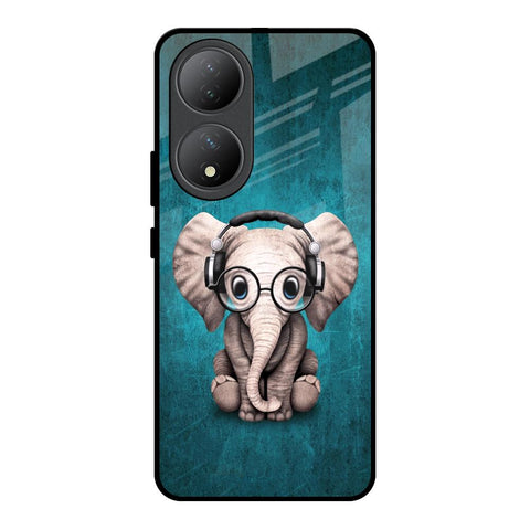 Adorable Baby Elephant Glossy Case For Vivo Y100 5G