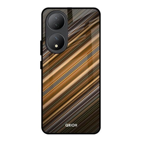 Diagonal Slash Pattern Glossy Case for Vivo Y100 5G