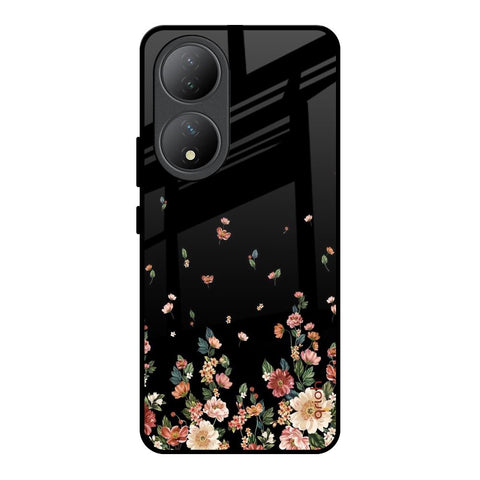 Floating Floral Print Glossy Case for Vivo Y100 5G
