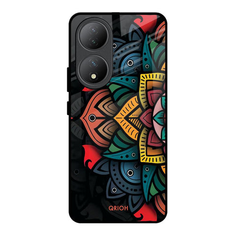 Retro Gorgeous Flower Glossy Case for Vivo Y100 5G