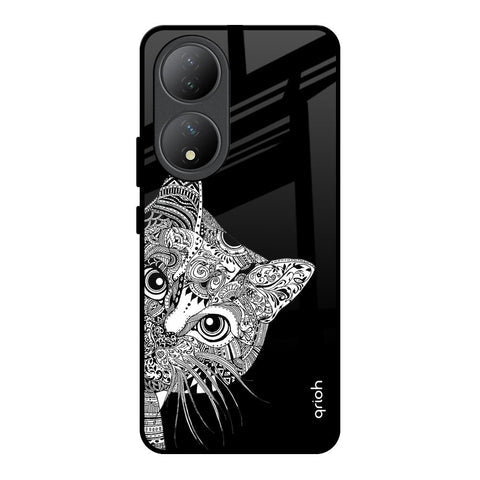Kitten Mandala Glossy Case for Vivo Y100 5G