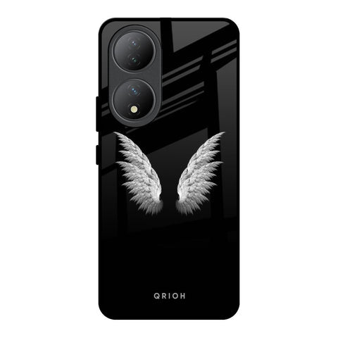 White Angel Wings Glossy Case for Vivo Y100 5G