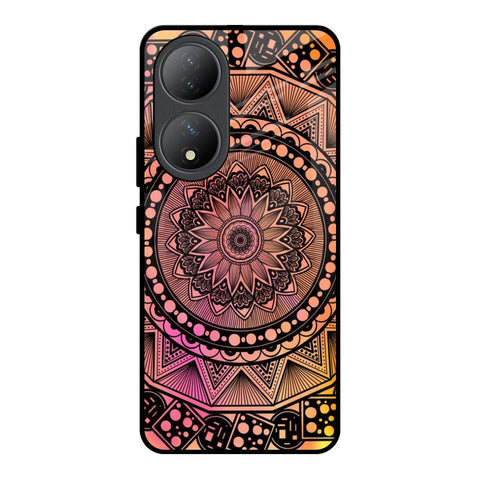 Floral Mandala Glossy Case for Vivo Y100 5G