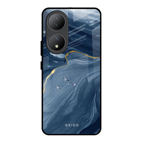 Deep Ocean Marble Glossy Case for Vivo Y100 5G