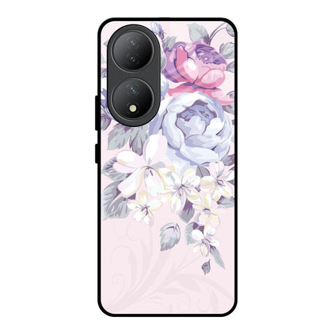 Elegant Floral Glossy Case for Vivo Y100 5G