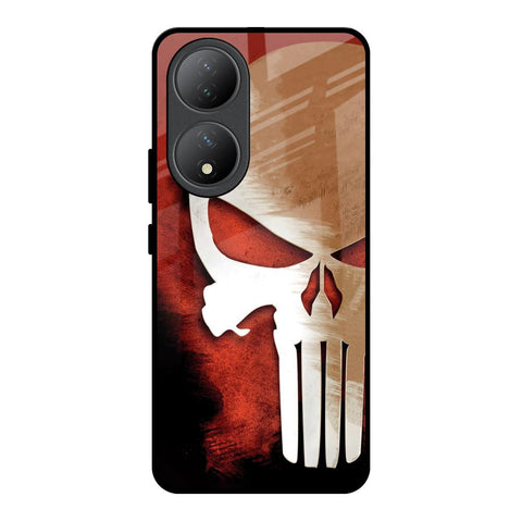 Red Skull Glossy Case for Vivo Y100 5G