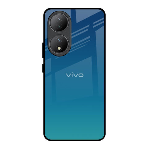 Celestial Blue Glossy Case For Vivo Y100 5G