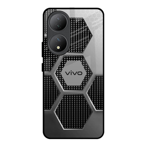 Hexagon Style Glossy Case For Vivo Y100 5G