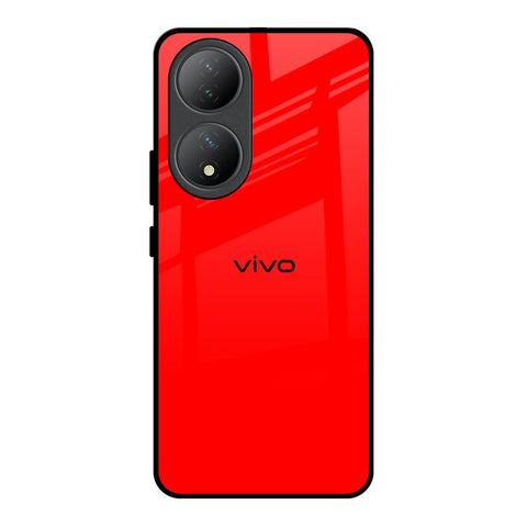Blood Red Glossy Case for Vivo Y100 5G