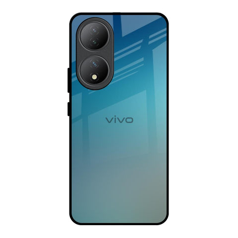 Sea Theme Gradient Glossy Case for Vivo Y100 5G