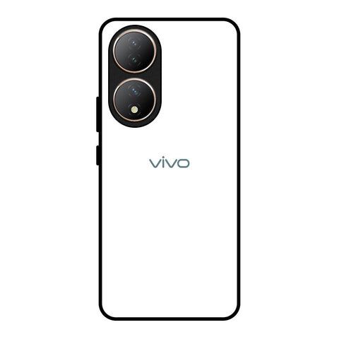 Arctic White Glossy Case for Vivo Y100 5G