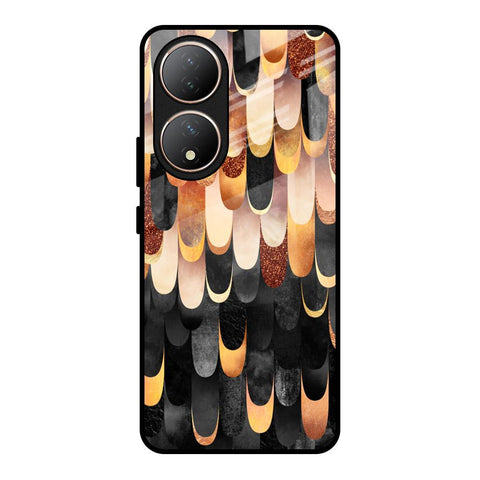 Bronze Abstract Glossy Case for Vivo Y100 5G