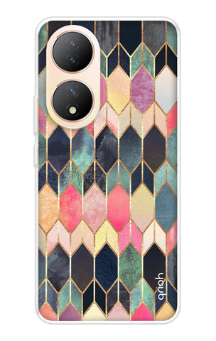Shimmery Pattern Soft Cover for Vivo Y100 5G