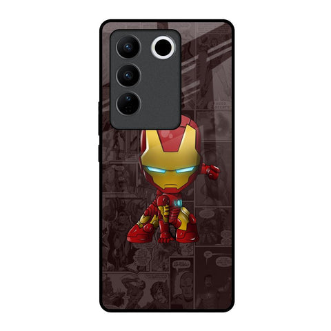Angry Baby Super Hero Glossy Case for Vivo V27 5G