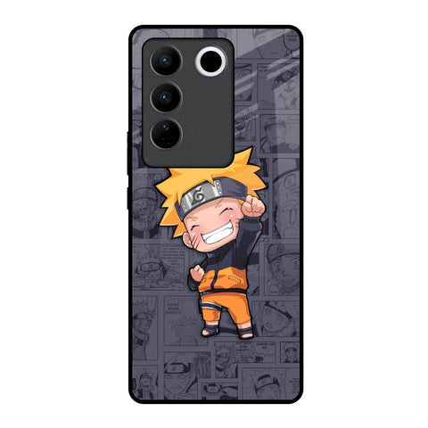 Orange Chubby Glossy Case for Vivo V27 5G