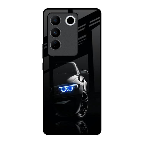Car In Dark Glossy Case for Vivo V27 5G