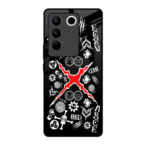 Red Zone Glossy Case for Vivo V27 5G